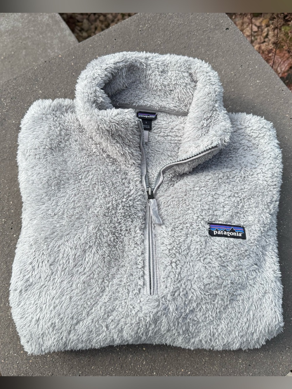 Patagonia Los Gatos Fleece 1/4 Zip Pullover – Gray – Women’s Large